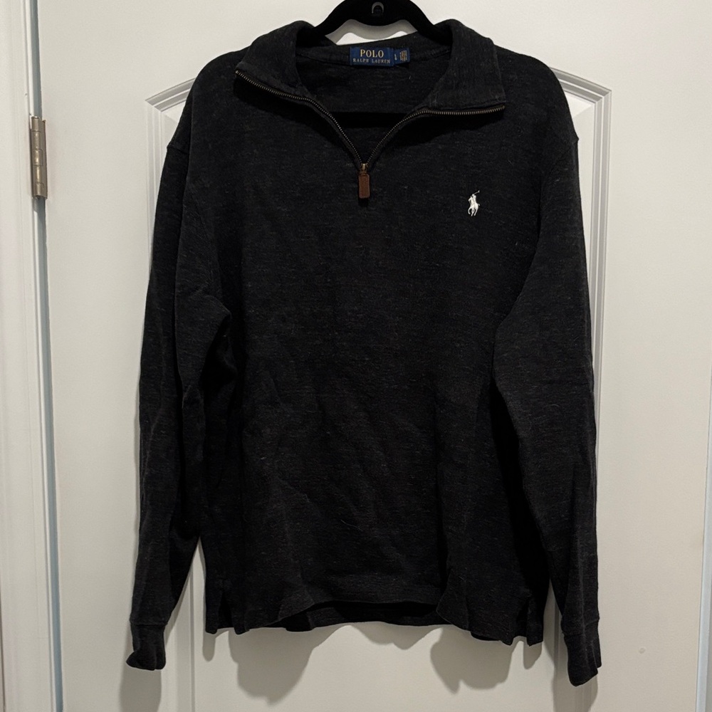 Ralph Lauren Charcoal Knit Top